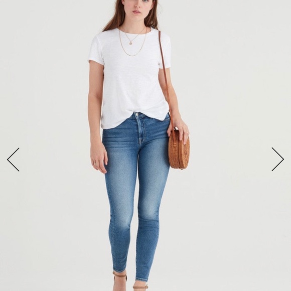 7 For All Mankind Denim - 7 for all mankind the high waist skinny jeans